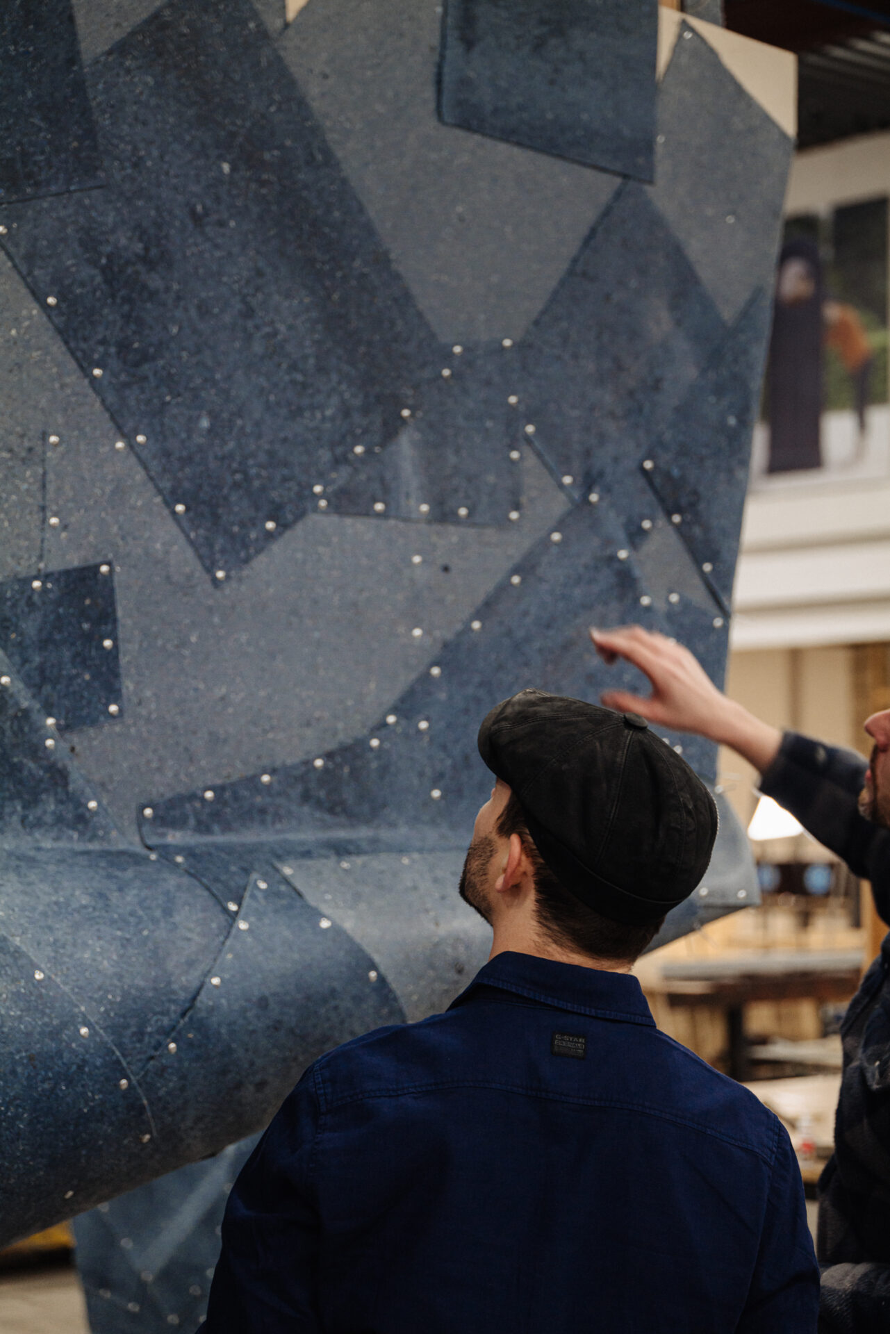Private jet clad in G-Star RAW recycled denim by Martin Baas