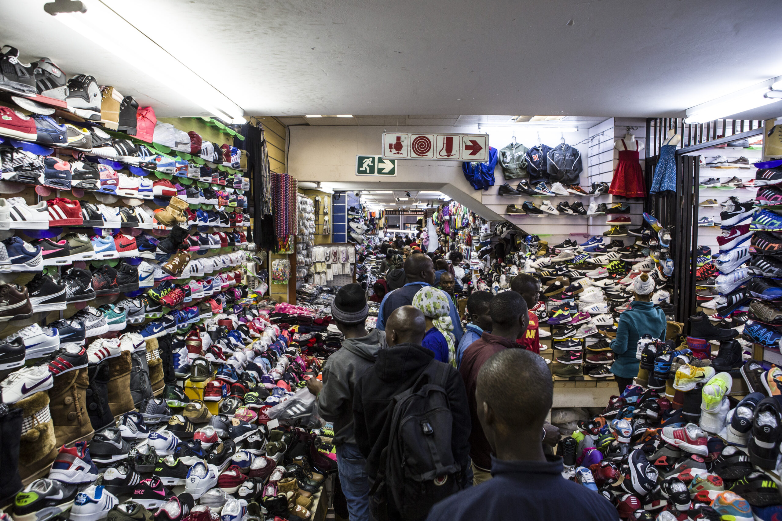 14 Shoes for sale in a Jeppe arcade